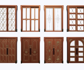 European Style Double Door-ID:853903069