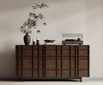 Wabi-sabi Style Side Cabinet-ID:866094112