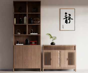 New Chinese Style Decorative Cabinet-ID:304679939