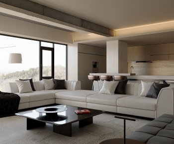 Modern A Living Room-ID:213820971