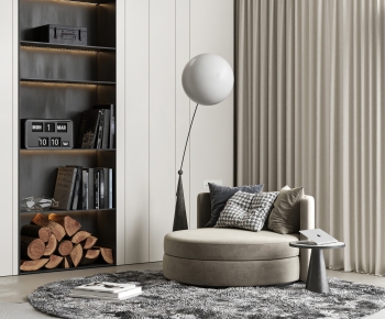 Modern Single Sofa-ID:614370114