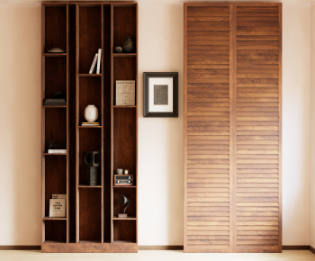 Wabi-sabi Style Decorative Cabinet-ID:709045897