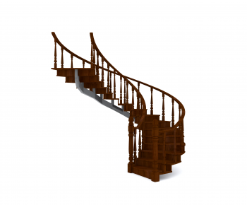 New Chinese Style Rotating Staircase-ID:964440112