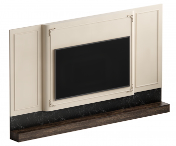 Simple European Style TV Wall-ID:516902925