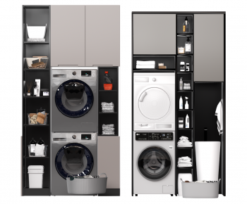 Modern Laundry Cabinet-ID:639353993