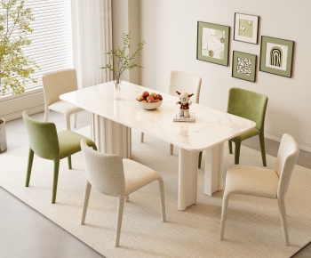 Modern Dining Table And Chairs-ID:114021063