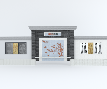 Chinese Style Landscape Wall-ID:363647944