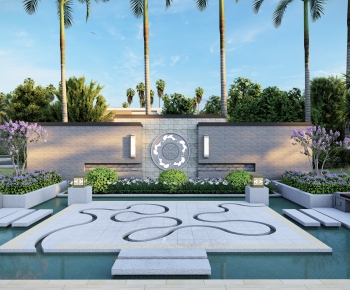 New Chinese Style Courtyard/landscape-ID:651259463