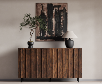 Wabi-sabi Style Side Cabinet-ID:938518051