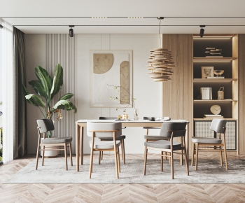 Nordic Style Dining Room-ID:268744959