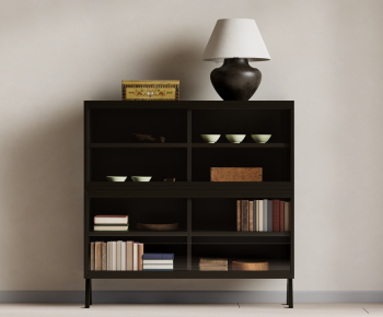 Wabi-sabi Style Decorative Cabinet-ID:415909336