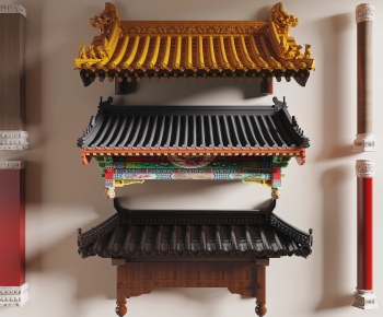 Chinese Style Building Component-ID:534758096