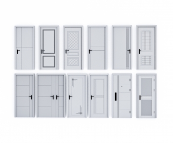 Modern Single Door-ID:826719052