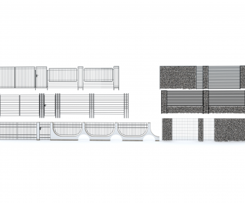 Modern Fence-ID:629013065