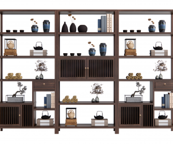 New Chinese Style Antique Rack-ID:804214009