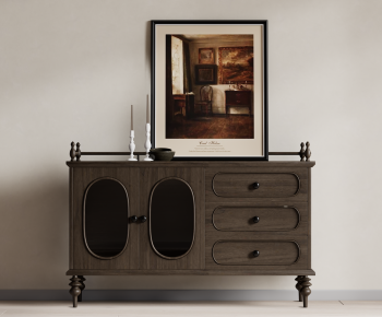 French Style Side Cabinet-ID:381558906