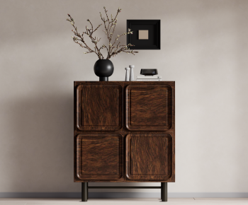 Wabi-sabi Style Side Cabinet-ID:509618048