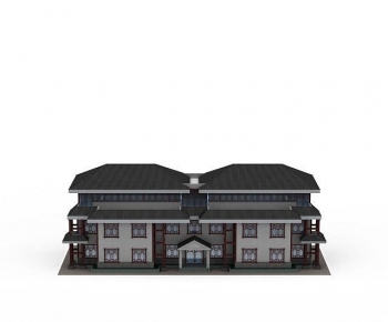 New Chinese Style Public Building-ID:559293996