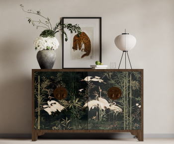 New Chinese Style Decorative Cabinet-ID:215348017