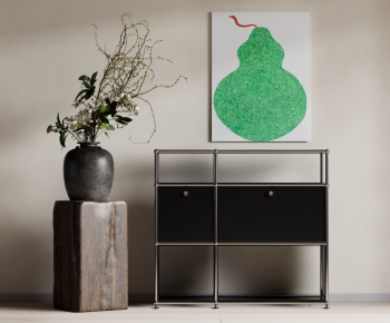 Wabi-sabi Style Side Cabinet-ID:203568941