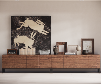 Wabi-sabi Style Side Cabinet-ID:617257129