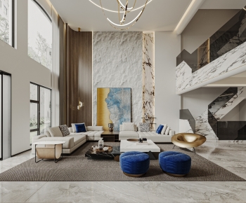 Modern A Living Room-ID:823910289
