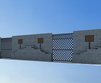 New Chinese Style Landscape Wall-ID:526851898