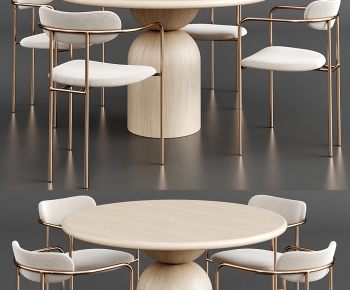 Modern Dining Table And Chairs-ID:155323986