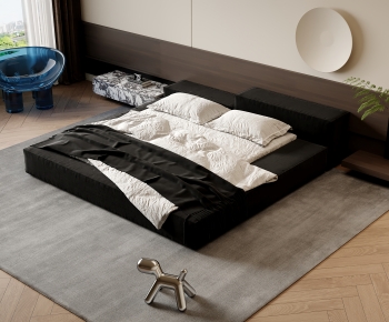 Modern Double Bed-ID:230432997