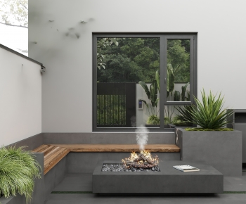 Modern Courtyard/landscape-ID:434385064