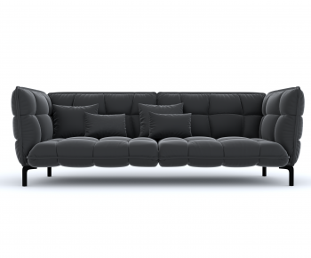 Modern Three-seat Sofa-ID:590332987