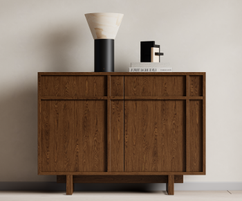 Wabi-sabi Style Side Cabinet-ID:342195037