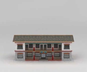 New Chinese Style Appearance Of Commercial Building-ID:545284036