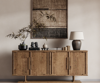 Wabi-sabi Style Side Cabinet-ID:192850115
