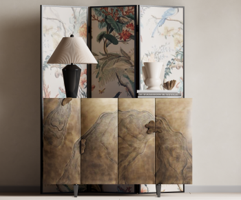 New Chinese Style Decorative Cabinet-ID:441131116