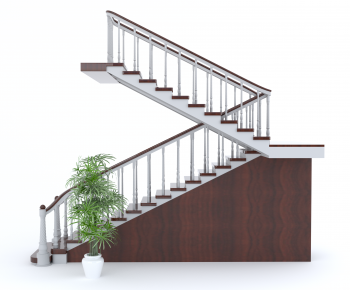 Simple European Style Staircase-ID:717468021