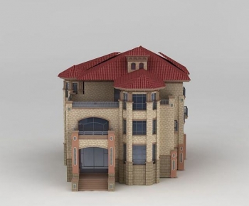 Simple European Style Detached Villa-ID:101195102