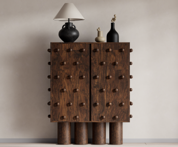 Wabi-sabi Style Side Cabinet-ID:894993079