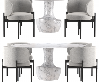 Modern Dining Table And Chairs-ID:748250962