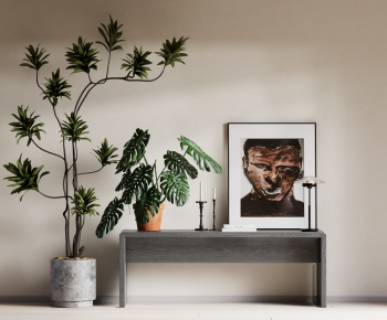 Modern Ground Green Plant Potted Plants-ID:492472892