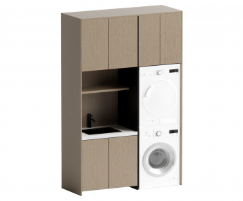 Modern Laundry Cabinet-ID:398575073