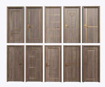 New Chinese Style Single Door-ID:148578886