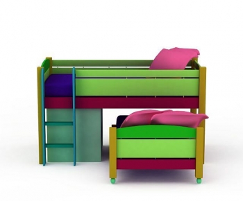 Modern Bunk Bed-ID:848289017