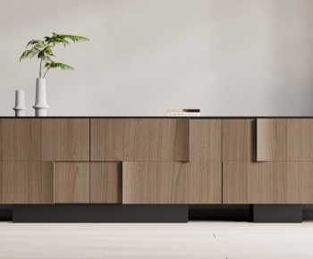 Modern Wabi-sabi Style Side Cabinet-ID:636590001