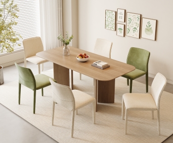 Modern Dining Table And Chairs-ID:918641137