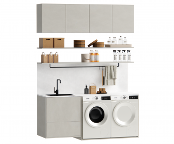 Modern Laundry Cabinet-ID:784243114