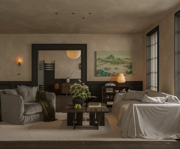 Wabi-sabi Style A Living Room-ID:575112106