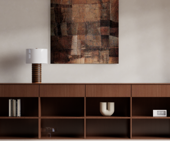 Wabi-sabi Style Side Cabinet-ID:382990849