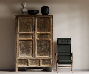 Wabi-sabi Style Side Cabinet-ID:452219011