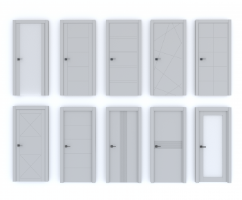 Modern Single Door-ID:863449106